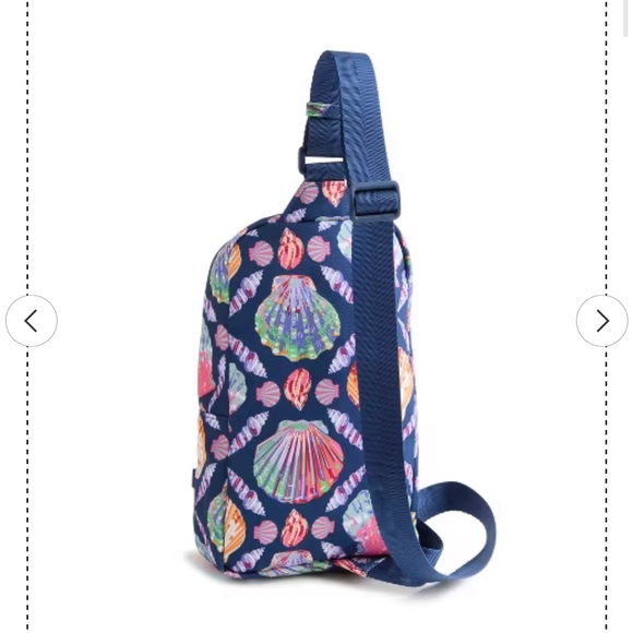 Vera Bradley Lighten Up Essential Sling Backpack Seashell-ebrate - Beach Bag main image 4